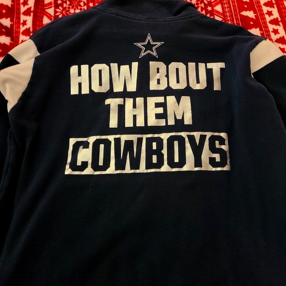 Cowboys pink half zip
